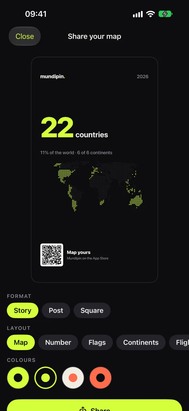 Share cards